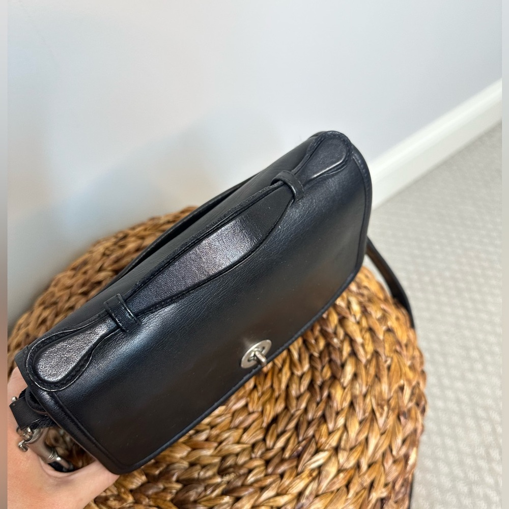 Vintage Coach 9870 Court bag black nickel hardware Costa Rica Y2K 2000s purse - Picture 5 of 14
